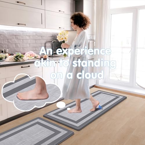 LuxStep Kitchen Mats Set Comfort Durability for Your Kitchen