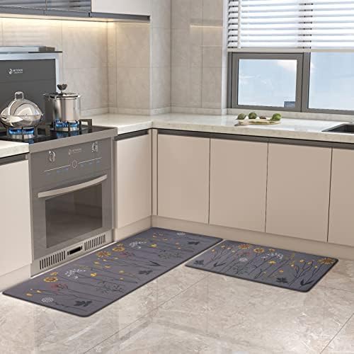 Rempry Colorful Kitchen Rugs 17x47 17x29