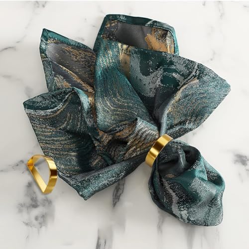 8-Piece Stainless Steel Napkin Rings Durable Elegant for Dining Special Occasions