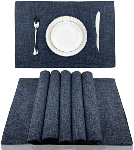 Premium Heat-Resistant Place Mats Set of 6 for Dining