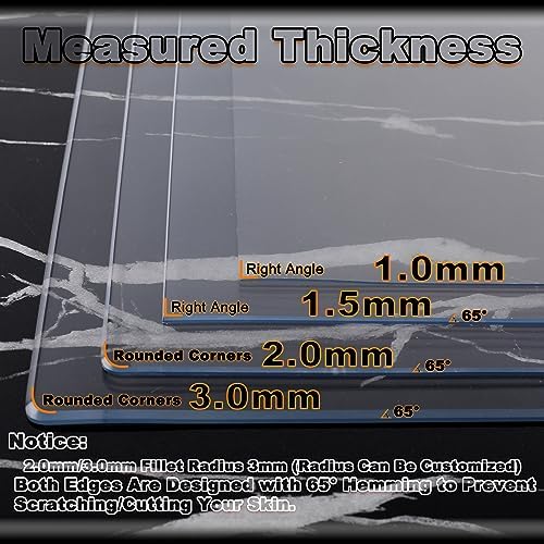Feel Safe Durable Clear Protect 18x22 Picnic Tablecloth for Home Kitchen Banquet