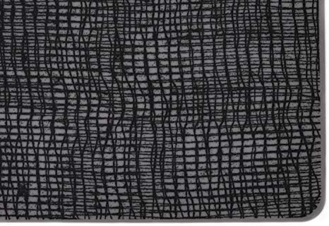 Modern Twist Placemat 100 Silicone Waterproof Reusable Black