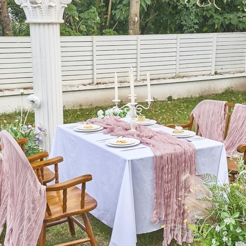 Two 10ft Gauze Table Runners for Weddings