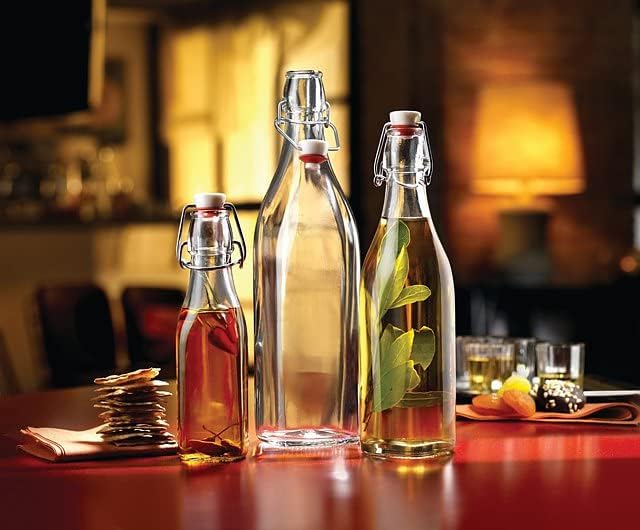 Bormioli Rocco Glass Swing Top Set 4x