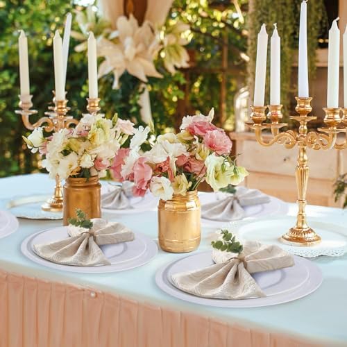 Bohemian Eucalyptus Napkin Rings 6-Piece Set for Weddings and Parties
