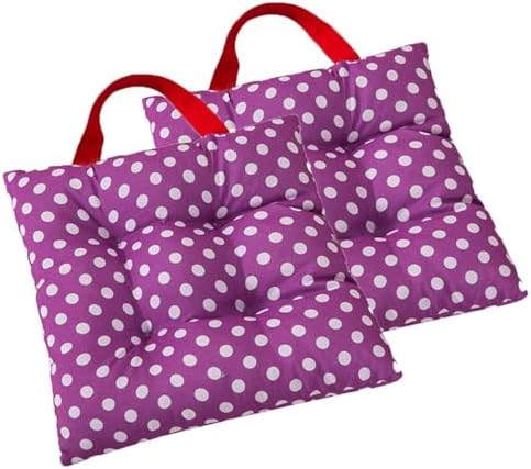10 Polka Dot Child Seat Pad for Dining Chairs