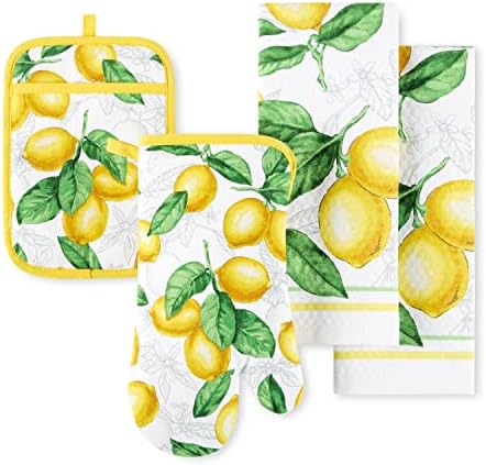 Martha Stewart Lots of Lemons 4-Piece Kitchen Set