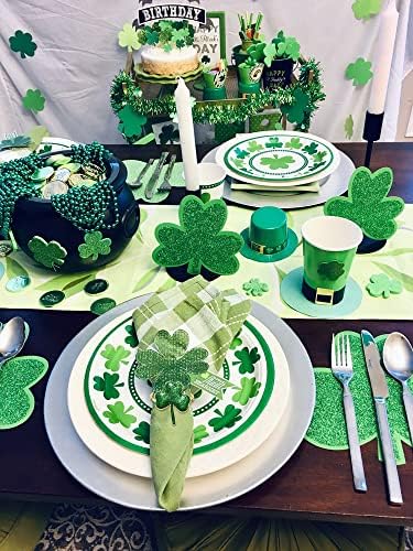 Uniquely Yours Shamrock Napkin Rings Set Style A