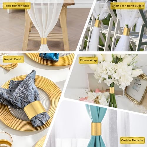 ChilStikUni Reusable Polymer Napkin Bands Set of 50