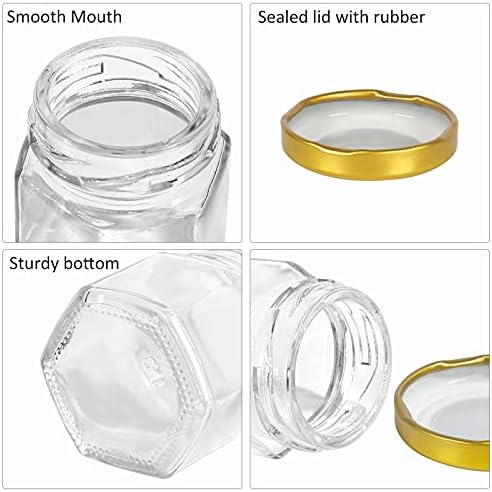 Canning Jars for DIY Use - Mini Glass Jars with Pen Labels