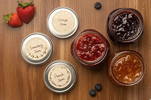 Sturdy Mason Jar Labels