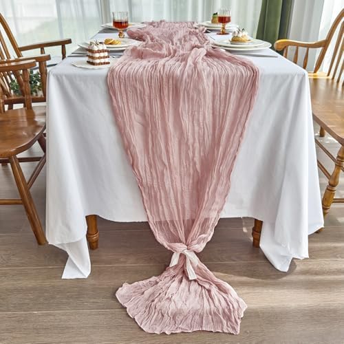 Two 10ft Gauze Table Runners for Weddings