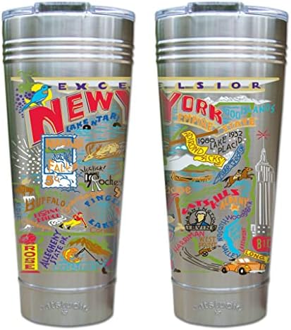 New York City Comfort Dish Towel Tumbler Set