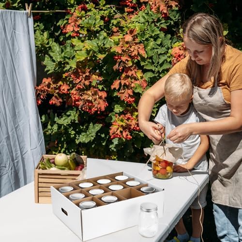 6-Piece Stackable Mason Jar Storage Box