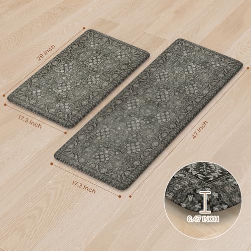 KIMODE Anti Fatigue Kitchen Mat 2PCS