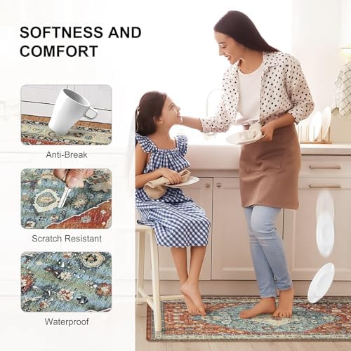 Collive 2-Piece Kitchen Mat Set