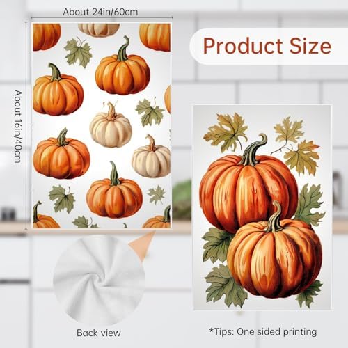Oeught Autumn Kitchen Towels for Outdoor Use