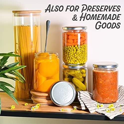 16 oz Glass Mason Jars Set