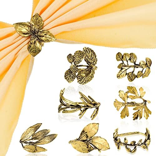 Herb Napkin Rings Set