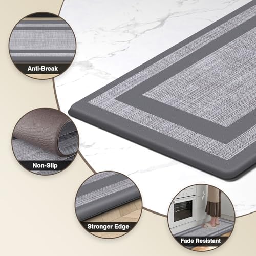 LuxStep Kitchen Mats Set Comfort Durability for Your Kitchen
