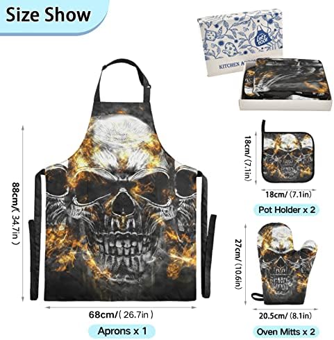 ALAZA Waterproof Apron Set