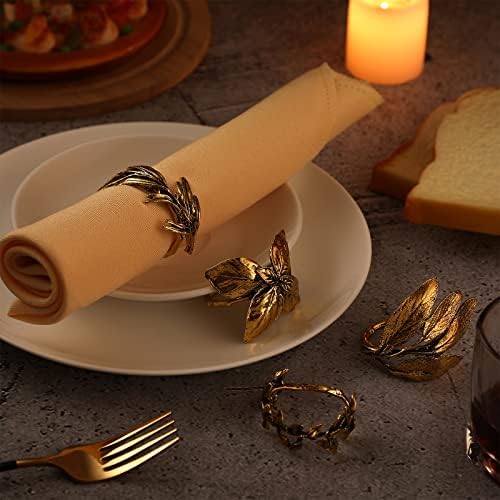 Herb Napkin Rings Set