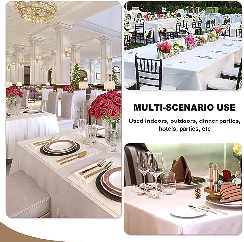 Fitable White Tablecloths