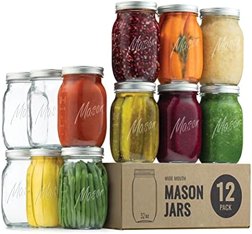 Easy to Use Mason Jar Set for Pickling Canning
