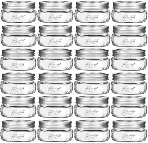 Versatile 8oz Mason Jars Set