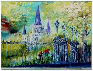 Carolines Treasures Elegant Cathedrial Across The Square Fabric Placemat