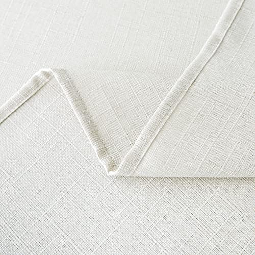 NLMUVW 42x42 inch Water-Resistant Linen Tablecloth