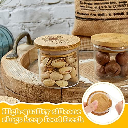 Tessco Reusable Jar Lid Set with Silicone Sealing Rings