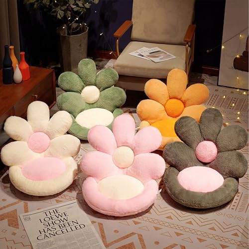 Moiitee 20x20in premium flower seat cushion with non-slip