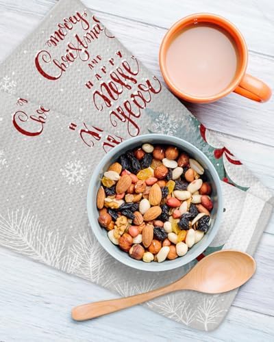 12x12 Christmas Snowman Dish Towels Set