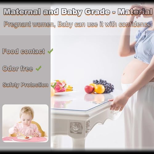 Feel Safe Durable Clear Protect 18x22 Picnic Tablecloth for Home Kitchen Banquet