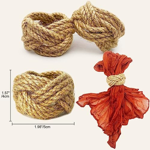 Stylish Farmhouse Napkin Rings for Dinning Events