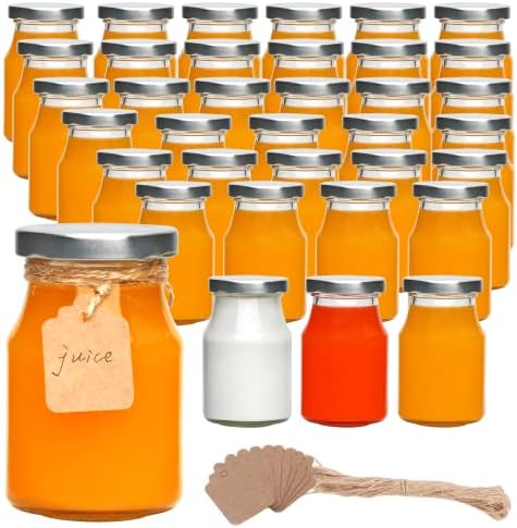 Accguan Glass Milk Bottles 36-Pack