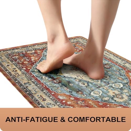 Collive 2-Piece Kitchen Mat Set