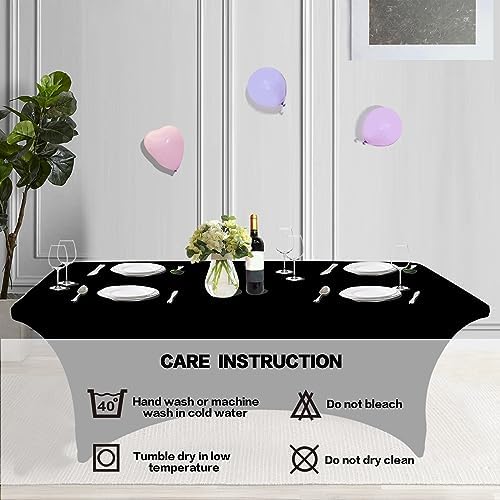 Premium 6FT Stretch Tablecloth for Home Kitchen Event Party