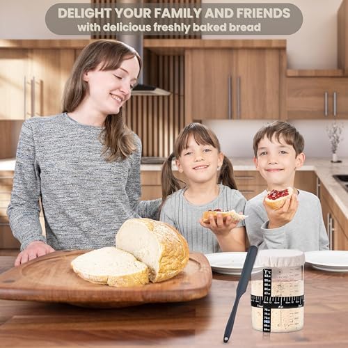 BareHome Sourdough Starter Jar Kit Proven Pro