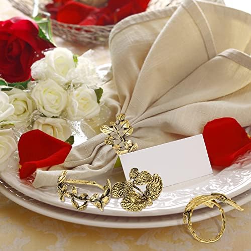Herb Napkin Rings Set