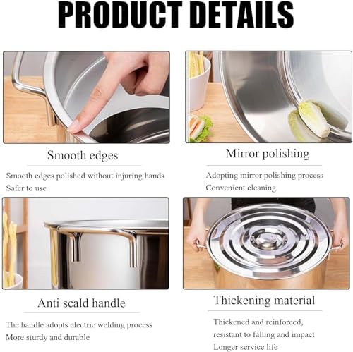 Stainless Steel Noodle Cooking Pot Multi-Purpose Pot