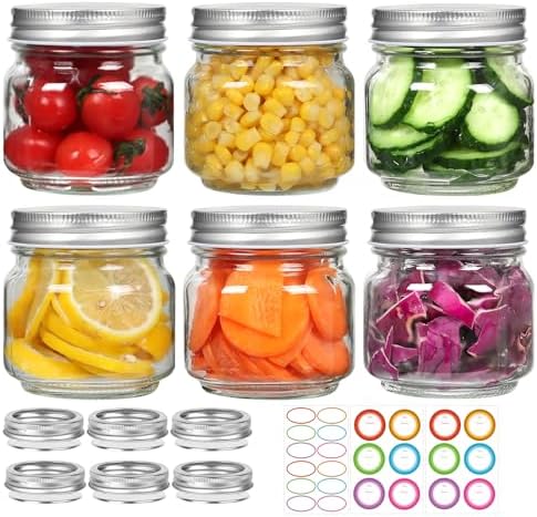 8 oz Mason Jars SetPerfect for Canning More