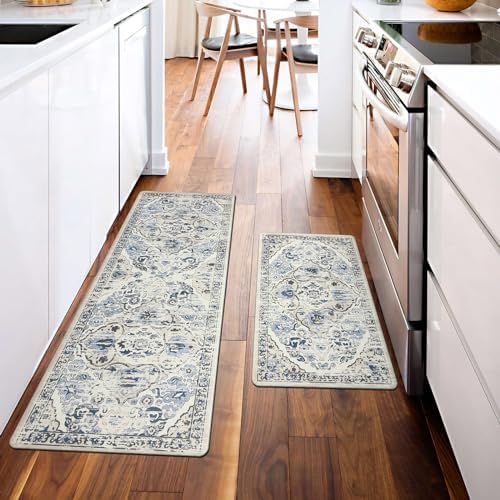 Vivid Standing Kitchen Mat Set