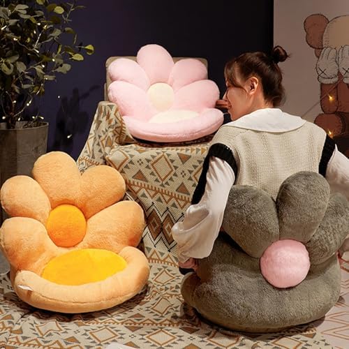 Moiitee 20x20in premium flower seat cushion with non-slip
