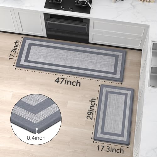 LuxStep Kitchen Mats Set Comfort Durability for Your Kitchen