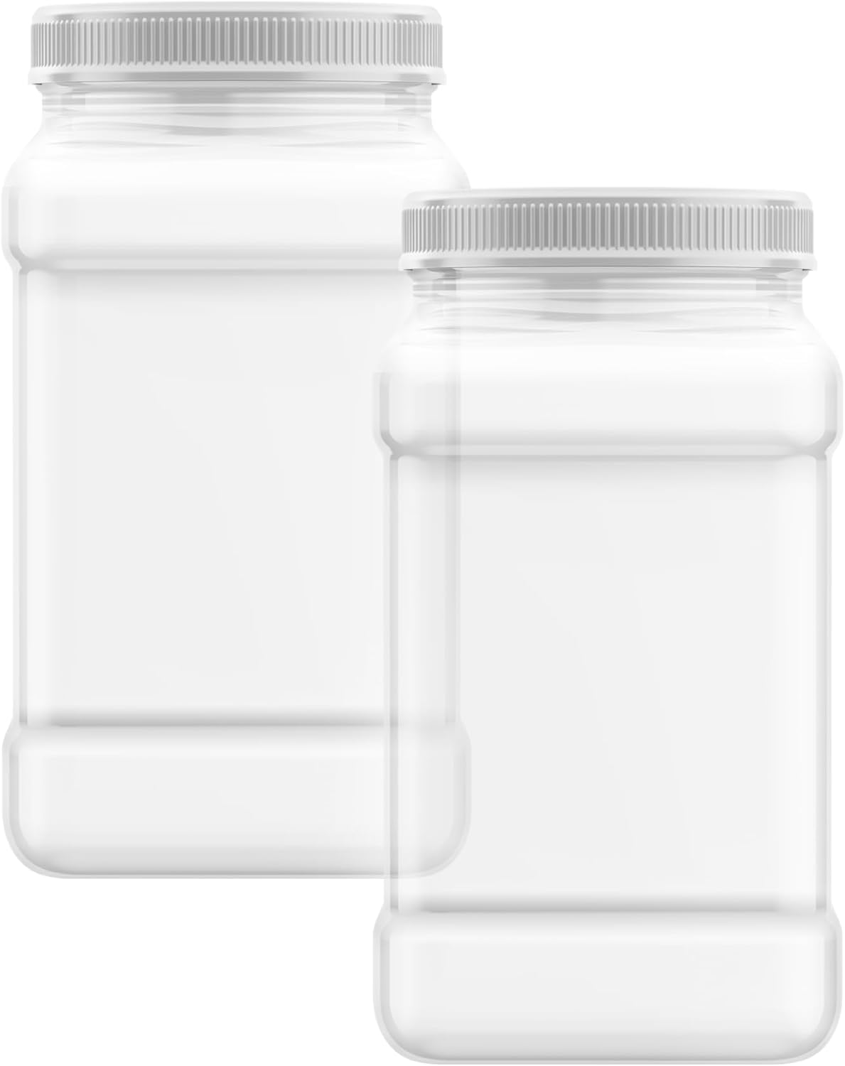 Company Square Clear Jars 2 Pack 1 Gallon Easy Storage