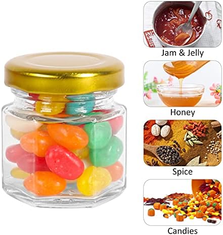 Canning Jars for DIY Use - Mini Glass Jars with Pen Labels