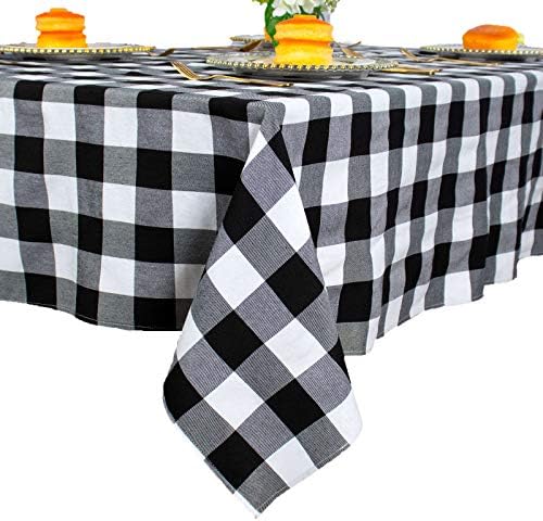 Beautiful Checked Square Tablecloth