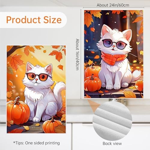 Oeught Handycat Autumn Kitchen Towel Set